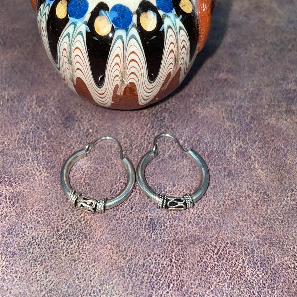 Bali Style Hoop Earrings
